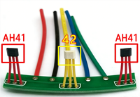Nouveau capteur Hall à onde sinusoïdale 213 Hall AH41 pour moteur de véhicule électrique à deux roues, norme nationale, 42