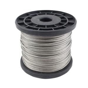 Câble personnalisé en acier inoxydable revêtu de plastique PVC PA 7x7 2.5mm, câble d'avion galvanisé recouvert de nylon de haute qualité - Product Image 6