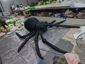 Decoración <span class=keywords><strong>de</strong></span> Halloween Personalizada, Modelo <span class=keywords><strong>de</strong></span> Araña Negra Inflable Gigante para <span class=keywords><strong>Casa</strong></span> Embrujada - Product Image 3