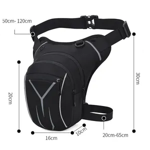 Motorcycle Funny Drop Belt Pouch Fanny Pack Waist Bag Belt Packs Nylon Drop Leg Bag Man Waterproof Waist bag for honda Universal