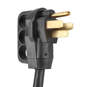 NEMA14-50P mâle vers (2) TT-30R femelle, cordon <span class=keywords><strong>adaptateur</strong></span> RV Y 4 broches prise 50 <span class=keywords><strong>ampères</strong></span> vers prise <span class=keywords><strong>30</strong></span> <span class=keywords><strong>ampères</strong></span> avec capuchon étanche, 18 pouces - Product Image 3
