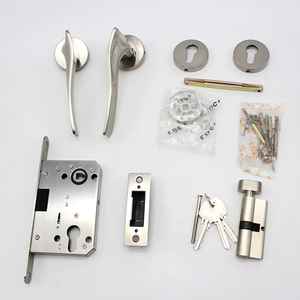 Kẽm Hợp Kim Sóng Thiết Kế Xử Lý Phòng Ngủ Gỗ Cửa An Ninh Khóa Key Mở Khóa Từ Im Lặng Không Thấm Nước Sự Riêng Tư Chức Năng Khóa Cơ Thể - Product Image 6