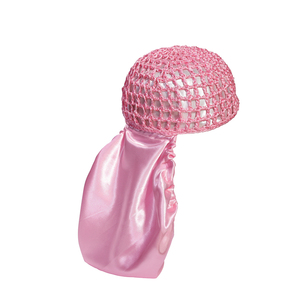 HZM-26066 Gorro de Ganchillo Elástico Ajustable para Rizos, para <span class=keywords><strong>Dormir</strong></span> o Ducha - Product Image 4