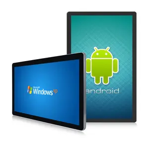 Otomatisasi mesin tablet kasar kapasitif layar sentuh monitor untuk tampilan industri dengan vga dvi wifi sentuh pc Industri