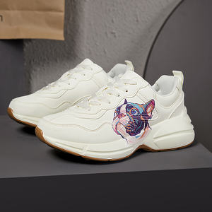 Zapatillas de Lujo de Diseñador 2026 de Cuero Genuino para Hombre y Mujer con Amortiguación de Aire, Malla Clásica Iluminada y Suela Gruesa - Product Image 6