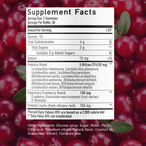 Gomitas Probióticas de Marca Privada OEM para Mujeres, Equilibrio Digestivo, Salud Vaginal, Defensa Antioxidante, Apoyo Inmunológico, Suministro para Pedidos al por Mayor - Product Image 3
