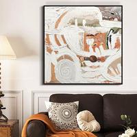 Peinture à l'huile texturée 3D peinte à la main, style abstrait Wabi-Sabi moderne, écologique, personnalisable, faible MOQ, grande vente en gros pour galerie