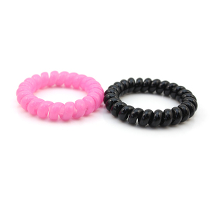 Cable de teléfono cable de línea de pelo de la forma de lazos sin dejar <span class=keywords><strong>huellas</strong></span> impreso jalea elástico gomas para el pelo - Product Image 6