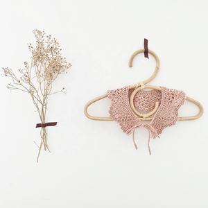 卸売キッズベビーガール手作りかぎ針編み花柄中空ネックコットンレースカラーアクセサリー取り外し可能なシャツカラー - Product Image 2