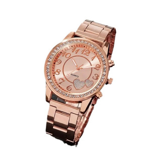 2025 nouvelle <span class=keywords><strong>montre</strong></span> à Quartz de pointeur de 36mm pour femmes de luxe avec bracelet en acier boîtier incrusté de diamants en or Rose pour femme sans boîte - Product Image 5