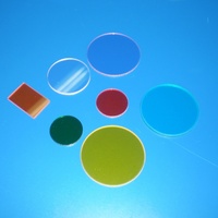 220 222 nm 222nm filtre passe-bande UV filtre rectangulaire rond feuille de verre 10nm FWHM filtres optiques
