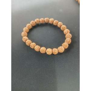 Pulseras de madera Rudraksha unisex al por mayor, diferentes tamaños a elegir, aproximadamente 7 pulgadas, hechas a mano. - Product Image 3