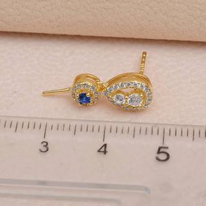 S925 <b>Silver</b> Detachable <b>Long</b> Tassel Chain <b>Earrings</b> Two-Piece Pearl DIY Accessories 903 Crystal Collection - Product Image 4