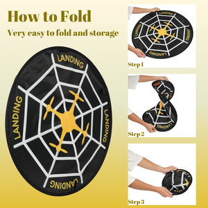 แผ่นลงจอด 002 ขนาด 75 ซม. ยี่ห้อ Hot Factory แบบพับได้รวดเร็ว พกพาสะดวก กันน้ำ สำหรับโดรนระดับมืออาชีพ พร้อมอุปกรณ์เสริมปรับแต่งได้ - Product Image 6