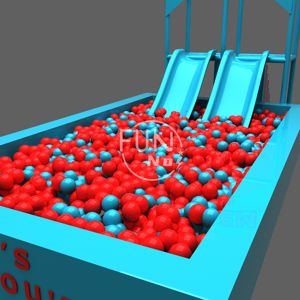 Location de fête populaire Soft Play Kids Square Ball Pit Intérieur Extérieur Grande <span class=keywords><strong>piscine</strong></span> <span class=keywords><strong>à</strong></span> <span class=keywords><strong>balles</strong></span> pour tout-petits avec toboggan - Product Image 4