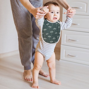 Khăn Yếm Em Bé 100% <span class=keywords><strong>Cotton</strong></span> Muslin In Hình Kháng Khuẩn, Khóa Bấm, Dành Cho Unisex 0-36 Tháng, Mềm Mại, Thấm Hút, Bộ Khăn Yếm Cho Bé Ăn, Chống Nước Dãi - Product Image 4