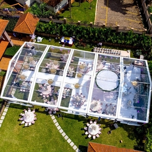 Carpa Transparente para Bodas en Forma de A, Toldo UV Transparente para Decoración de Bodas, Carpas de Boda en Venta - Product Image 1