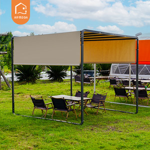 Pergola simple en aluminium pour auvent <span class=keywords><strong>de</strong></span> jardin en tissu Sunbrella, auvent extérieur pour jardin, cour, toit, <span class=keywords><strong>terrasse</strong></span>, <span class=keywords><strong>toile</strong></span> manuelle - Product Image 5