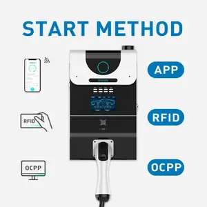 XUDIANTONG OCPP 1.6 stasiun pengisian daya mobil listrik AC EV pintar tipe 2 pengisi daya 7kw