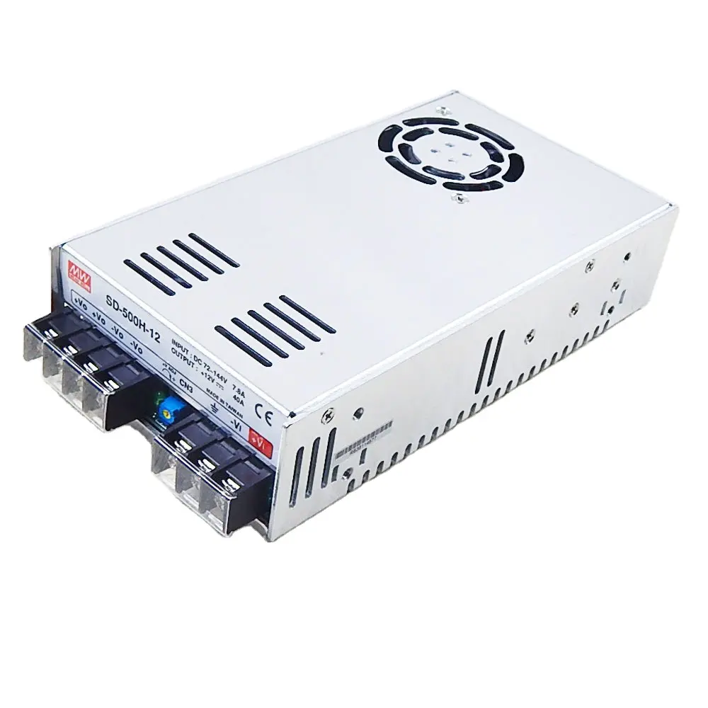 MEAN WELL 500W DC-DC Converter 110vdc input 12vdc Single Output meanwell SD-500H-12 power supply 12v