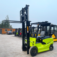 Chariot élévateur électrique 3 tonnes à batterie lithium-ion, mât duplex, certifié CE, vente chaude en usine