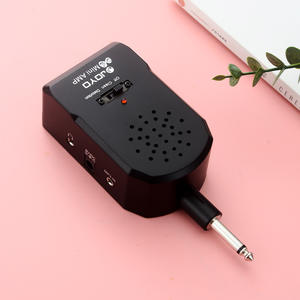JOYO-Mini altavoz <span class=keywords><strong>de</strong></span> guitarra eléctrica con <span class=keywords><strong>voz</strong></span> distorsionada, altavoz <span class=keywords><strong>de</strong></span> plástico negro para practicar - Product Image 4