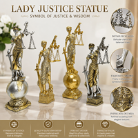 Statuette Moderne Déesse de la Richesse en Résine, Décoration d'Intérieur, Ornement de Bureau, Cadeau d'Affaires, Fourniture de Décoration