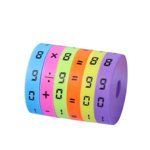 Mini cubo digital juguete educativo calculadora giratoria cubo juguete jardín de infantes <span class=keywords><strong>Realia</strong></span> niños matemáticas juguete de aprendizaje - Product Image 1