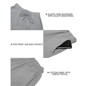 โรงงานเสื้อผ้าสำหรับใส่ทุกวัน ราคาขายส่ง กางเกงขาสั้นลำลองสำหรับผู้หญิง ฤดูร้อน รับทำโลโก้ ทันสมัย น้ำหนักเบา ผ้าแคนวาสคุณภาพสูง - Product Image 4