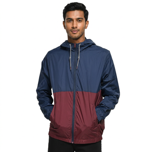 Custom <b>Men</b> Sportswear windbreak <b>Jacket</b> Running Workout Wear <b>Long</b> Sleeve Zip up <b>Jacket</b> With Pockets windbreaker running <b>jacket</b> - Product Image 1