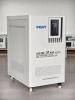 Régulateur de tension automatique triphasé CE 30 kVA 40 kVA, stabilisateur de tension servo AC en cuivre 380 V 440 V pour alimentation électrique