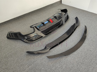 Kit de carrosserie en queue de canard de diffuseur arrière de lèvre avant en fibre de carbone 3K de haute qualité pour kit de carrosserie Mercedes Benz GLE GLE300 GLE420