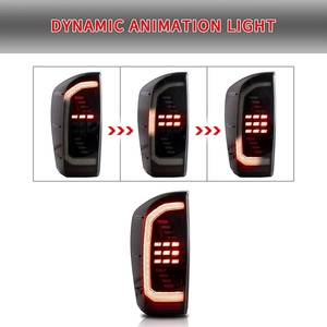 Conjunto de Luces Traseras LED con Intermitentes Secuenciales Ámbar para Toyota Tacoma TRD Off Road SR5 SR TRD Pro TRD Sport Limited 2016-2021 - Product Image 3