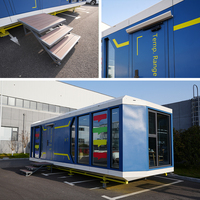 Casa Prefabricada Modular de Aluminio, Casa Cápsula Móvil, Unidad de Dormitorio para Uso en Campamentos, Resorts y Apartamentos
