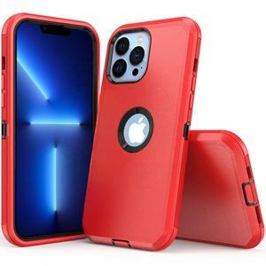 Vente en gros de coques de téléphone pour <span class=keywords><strong>13</strong></span> Pro Max, protection intégrale 360°, antichoc, TPU+PC, coque de protection robuste, design sportif, couleurs variées - Product Image 5