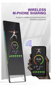 Espejo de entrenamiento inteligente 3D Virtual para gimnasio en casa, pantalla táctil inteligente de 32 y 43 pulgadas, para ejercicio, interactivo - Product Image 6