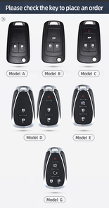 Phụ Kiện Ô Tô Da Cao Cấp Chìa Khóa Xe Ô Tô <span class=keywords><strong>Fob</strong></span> Vỏ Móc Khóa Ốp Lưng Chìa Khóa Từ Xa Túi Đựng Dành Cho Xe Chevrolet Captiva Cruze - Product Image 3