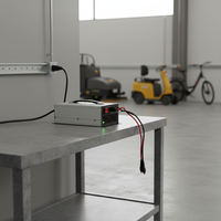 Chargeur de batterie au lithium pour moto C2500P intelligent à LED éclairées 48V 30A pour AGV électrique