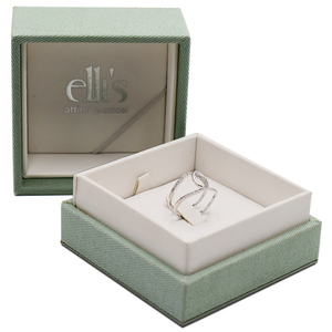 Trung Quốc Nhà máy sản xuất tùy chỉnh thân thiện với môi thanh lịch đồ trang sức trắng hộp quà tặng bao bì - Product Image 6