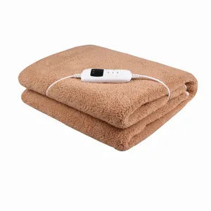 Electric Blankets Heating Hot Selling Overheat Protection Single Electric Heated Throw Blanket For Winter