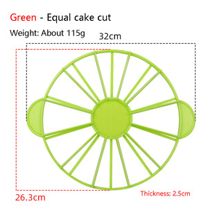 Herramientas para Pastelería Cortador de Tartas y Pasteles de Queso de PP de Grado Alimenticio Marcador de Porciones para Pastel 10 o 12 Rebanadas Cortador Redondo de Plástico para Pasteles - Product Image 6