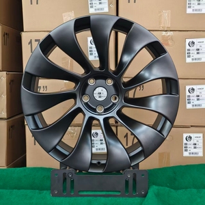 Jantes en alliage de style <span class=keywords><strong>Uberturbine</strong></span> de 18, 19, 20 et 21 pouces, 21x9.5, 21x10.5, noir mat, pour <span class=keywords><strong>Tesla</strong></span> Model Y Performance 5x114.3 - Product Image 4