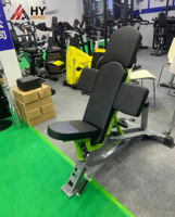 Kursi Kebugaran Lipat Multifungsi Komersial, Bangku Dumbbell yang Dapat Disesuaikan, Rak Sit-Up, Papan Supine untuk Penggunaan di Rumah, Portabel