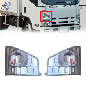 Vente en gros de lampes d'angle LED en plastique 31,5*23,5CM, pièces de carrosserie de camion, accessoires d'usine pour ISUZU NPR 700P 2008 8975851732 8975851722 - Product Image 1