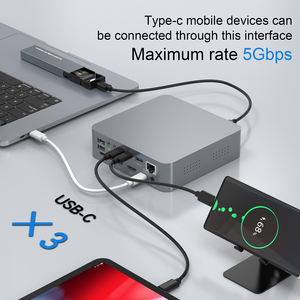 <span class=keywords><strong>Adaptateur</strong></span> multiport OEM <span class=keywords><strong>HDMI</strong></span> 4k 30Hz Multi USB C 3.0 HUB Stations d'accueil pour ordinateur portable pour <span class=keywords><strong>MacBook</strong></span> Pro <span class=keywords><strong>Air</strong></span> HP XPS - Product Image 6