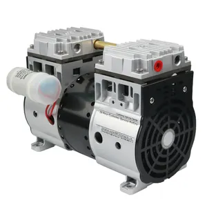 Manufacturer High Precision Low Noise 0.45kW 120L/min Oil Free Mini Small Piston Vacuum Pump