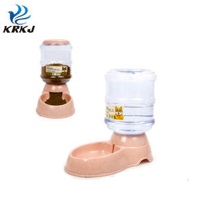 Comederos y bebedores automáticos para perros y gatos, tazón de paja de trigo de gran capacidad, TC3096 - Product Image 3