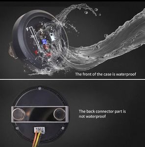 डिजिटल ईंधन गेज ऑटो मोटरसाइकिल ईंधन स्तर गेज 12 वी 24 वी अल्ट्रा-पतली सार्वभौमिक 52 मिमी ईंधन मीटर - Product Image 4