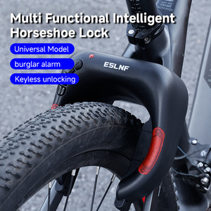 <span class=keywords><strong>Antivol</strong></span> de vélo intelligent multifonction ESLNF avec alarme, déverrouillage par application et <span class=keywords><strong>code</strong></span> QR, feu arrière intelligent <span class=keywords><strong>antivol</strong></span> - Product Image 4