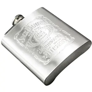 Portable Stainless Steel Hip Flask 7 Oz Rusia Anggur Mug Wisky Botol dengan Kotak Saku Air Minum Alkohol Botol Drop Pengiriman